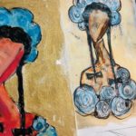 Turquoise. Huile sur toile. 2021, auteur Y. Kutyur (Menton, France)